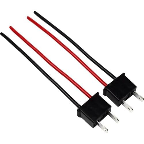 2pcs H7 Socket Wiring Harness Female Long Life Durable Plug and Play Wirefor Connector Pig Tail for Car Fog Headlight 12.5cm