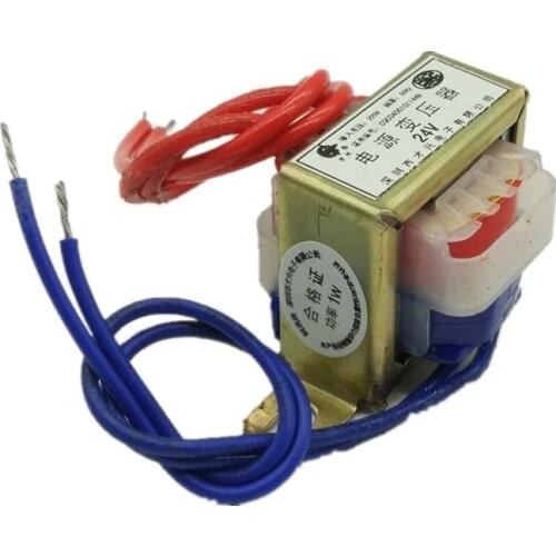 EI28-1W power transformer 1W 220V to 24V 40mA AC24V AC isolation Small transformer