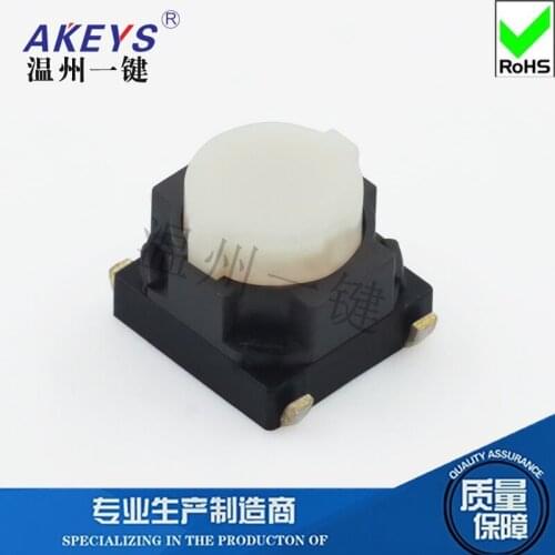 10 pcs TS-F008 Touch Switch 4 Feet 6*6 Silent Remote Control Car Silicone Button Press Electronic