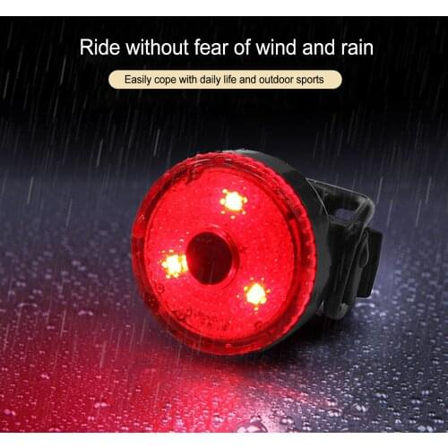 2PCS Bicycle Smart Auto Brake Sensing Light IPx6 Waterproof LED Charging Cycling Taillight Bike Rear Light Accessories