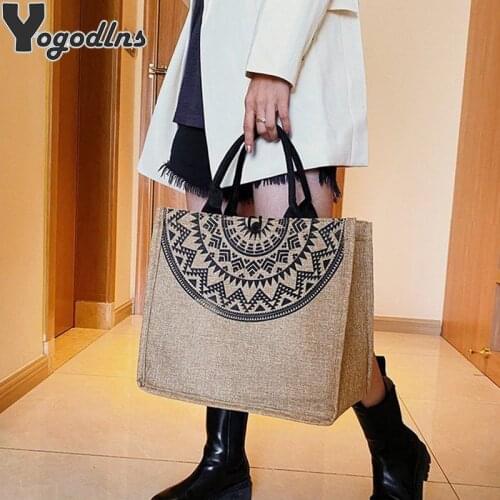 2021 Canvas Handbags For Women Fashion Tote Beach Bags Reusable Shopping Bags Casual Large Capacity Designer Shoulder Pouch Bags