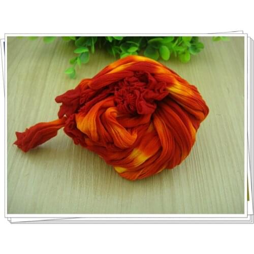 54 colors mix shipping or only one color ship double color stocking flowers/nylon flower /silk flower making/ DIY flowers lms03