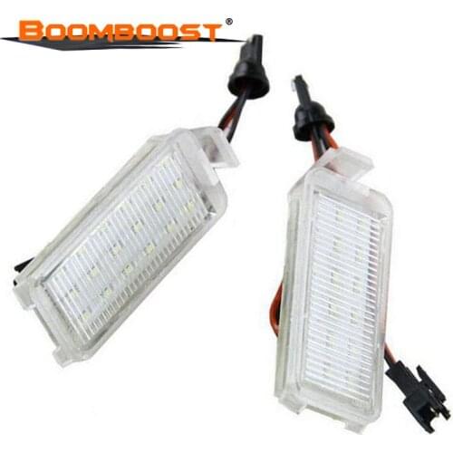 Car 18 LED BA/BF XR 6/8 for F/ord F/alcon FG 2003-2008 CSL2018 2Pcs License Number Plate Light Lamp