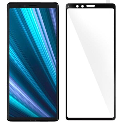 10pcs/lot 3D Curved Tempered Glass For Sony Xperia XZ4 Full Cover Protective film Screen Protector For Sony Xperia XZ4