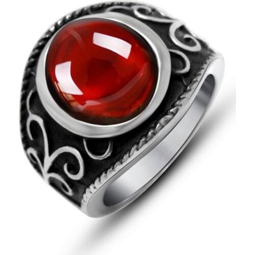 Jade Angel Punk Rings