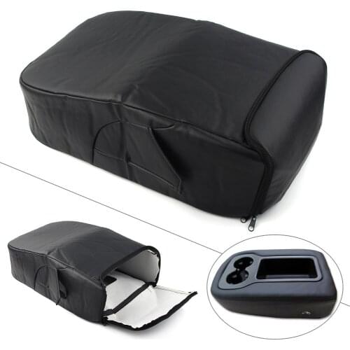Car Leather Armrest Center Console Lid Cover For Silverado Tahoe Suburban Yukon Sierra 2007-2010 2011 2012 2013 Jump Seat