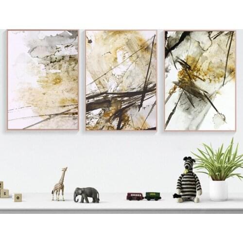 Minimalist Picture Creative Multicolor Canvas Painting Abstract Wall Art Living Office Bedroom Decor
