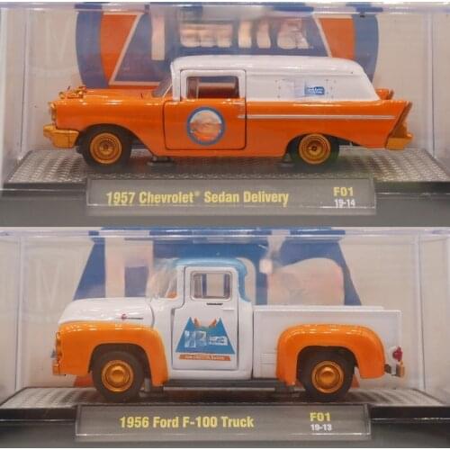 M2 1:64 Metal toy car diecast car model Chverolet Sedan Ford F-100