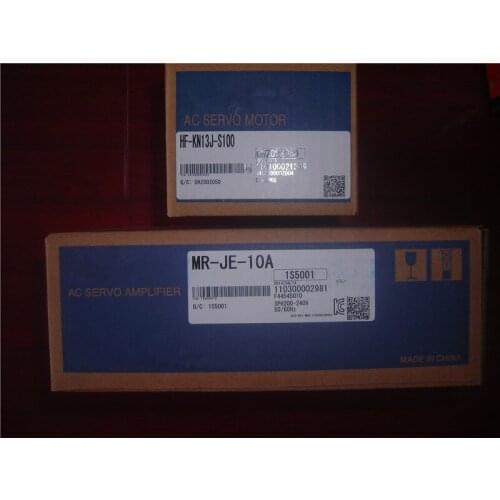 NEW&ORIGINAL AC SERVO DRIVER MR-JE-10A+AC SERVO MOTOR HF-KN13J-S100 *100% REAL STOCK,Please contact us for real photo