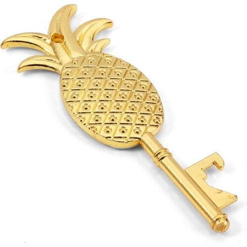 New Bottle Opener Party Decoration Pineapple Key Bottle Opener Creative Multi-Function Promotional Product Bottle Opener Bottle