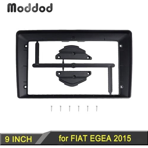 Car Radio Frame for 2015 FIAT EGEA 9INCH Stereo GPS DVD Player Install Panel Dash Mount Kit Android Fascia Adapter Cover Bezel