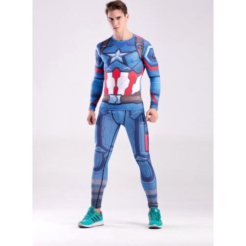 2021 Cosplay Anime characte Fashion Sublimation Print Rashguard Gym Long Sleeves Running Muay Thai Shirts