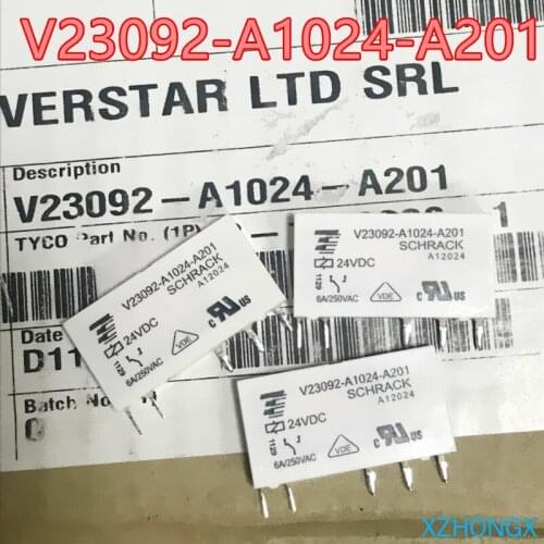 V23092-a1024-a201 24 VDC 6A 5-pin relay