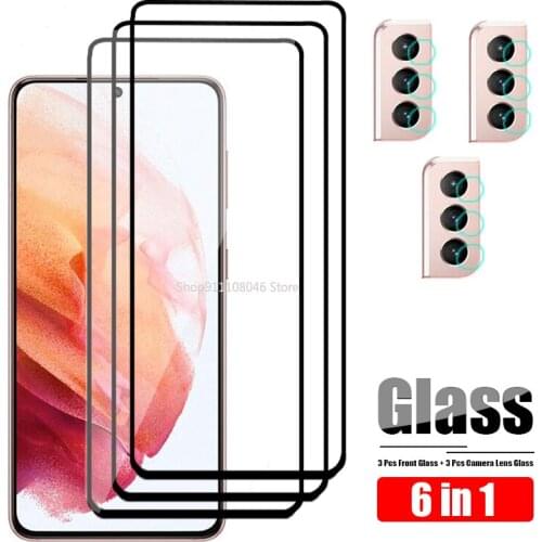 Screen Glass For Samsung Galaxy S21 + Protective Glass For Samsung S21 Plus On Sumsung S 21 21Plus Phone Camera Protector Film