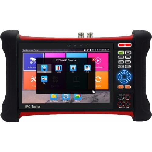 X7 cctv tester Series 7 inch touch screen CCTV Tester for 4K ,H.265 ,support IP ,CVI,TVI ,AHD ,Analog cameras all in one