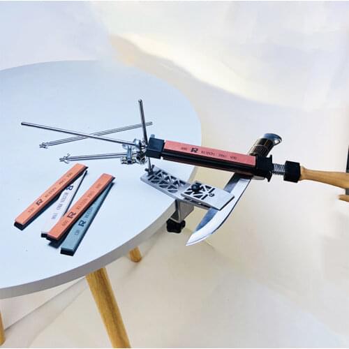Knife sharpening sistem The new improved multi-functional explosion-type sharpener, 4 mesh sharpening stone matching set