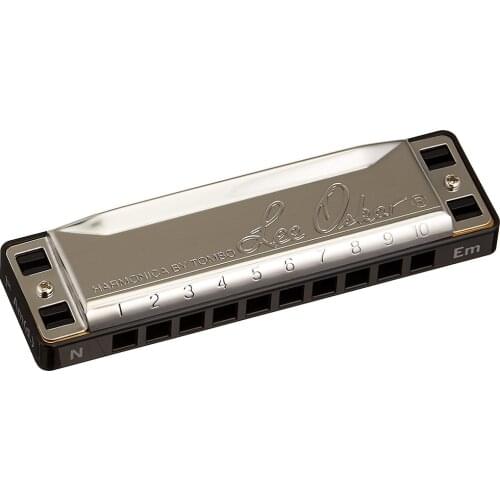 Tombo Harmonica 10 Holes Diatonic Harmonica Brass Reeds Blues Harp Mouth Organ Key C Musical Instruments Silver Tombo Lee Oskar