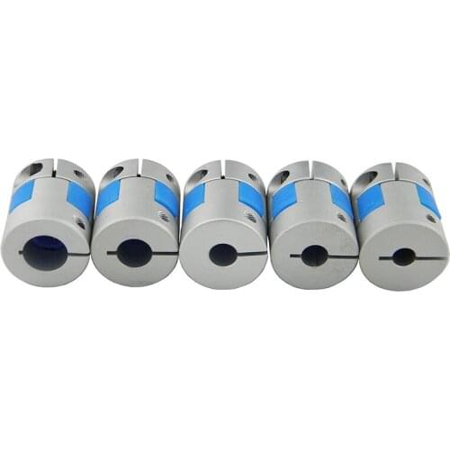 High Strength Flexiable Coupling Aluminium Alloy Plum Model Motor Shaft Coupler D20*L25 with Different Inner Diameter