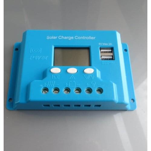 20A 48V LCD liquid crystal display USB phone 5V solar battery car battery charge and discharge controller