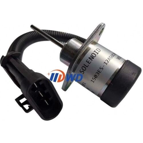 1503ES-24A5SUC9S 24V 3 terminals Stop Solenoid for Kubota 1500 Series and Thermo King