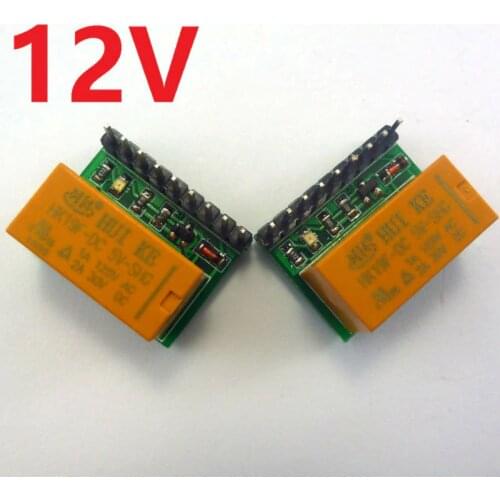 2PCS 12VDC 1CH DPDT Relay Board Switch Module for Arduino UNO MEGA2560 DUE raspberry pi PIC 8051 AVR
