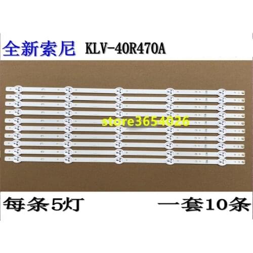 2PCS/lot 395mm 5LEDs LED backlight bar SVG400A81 REV3 121114 for KLV-40R470A KDL-40R450A