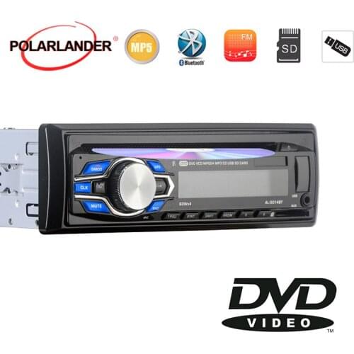 2019 new car DVD CD MP3 radio player Support BLUETOOTH answer / hang up the phone 12V 1 din audio stereo mp3 free shipping