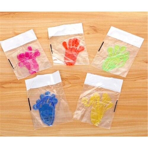 5Pcs Elastic Hands Sticky Palm Toy Sticky Squishy Slap Hands Palm Toy Children Kids Party Favors Novelty Gift Fun Jokes Random