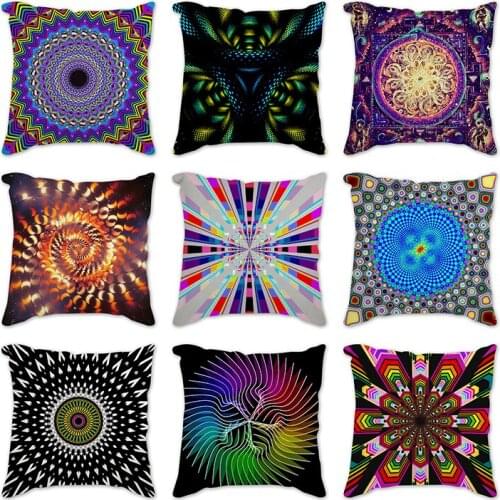 African Block Boho Geometric Floral Pattern Paisley Carnivale Mandela Flowers Beautiful Cushion Cover Pillow Case Home decor