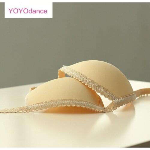 Women Clothes Accessories Swimsuit Padding Inserts Ballet Leotard Pads Chest Cups Breast Bra Bikini Inserts Chest
