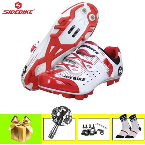 SIDEBIKE Cycling Shoes Sapato Bike Mtb SPD Pedals Sneakers Men Women Self-locking Breathable Chaussure Vtt Athletic Bike Shoes