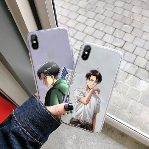 Hot Anime Attack On Titan Phone Case Transparent soft For iphone 5 5s 5c se 6 6s 7 8 11 12 plus mini x xs xr pro max