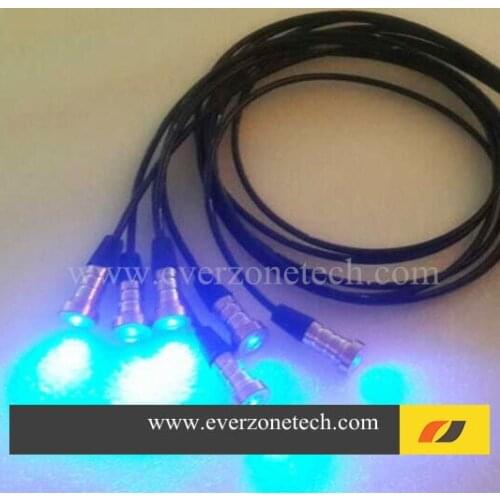 FY-41 Silver Color Waterproof Fiber Optic Pointed Lights IP68 Swimming Pool End Fittings
