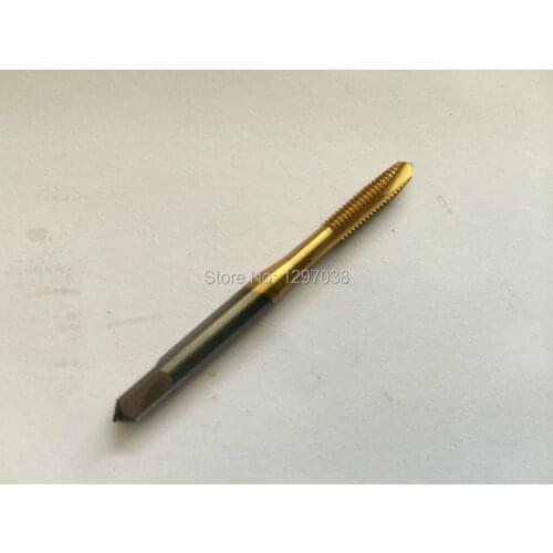 10pcs M35 cobaltiferous hss spiral pointed plug tap thread diameter 5mm