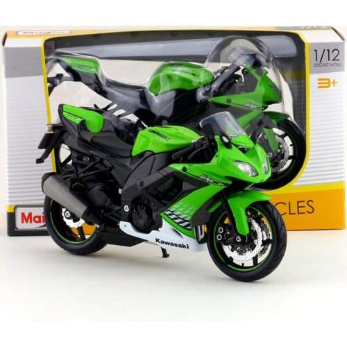 Maisto/1:12 Scale/Simulation Diecast model motorcycle toy/KAWASAKI Ninja ZX-10R Supercross/Delicate childrens toy/Colllection