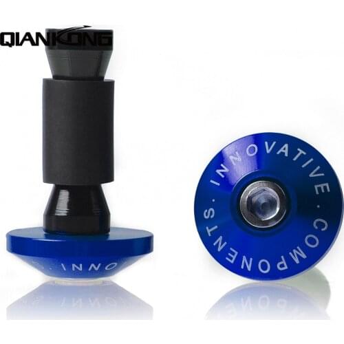 7/8"22 moto handlebar cap motocross handle bar grips ends For suzuki hayabusa gsx1300r gsx600 gsxr750 csr1000 DL650 SV1000 SV650