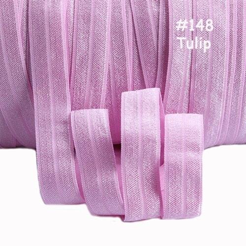 Wholesale solid color fold over elastic for handmade baby headbands