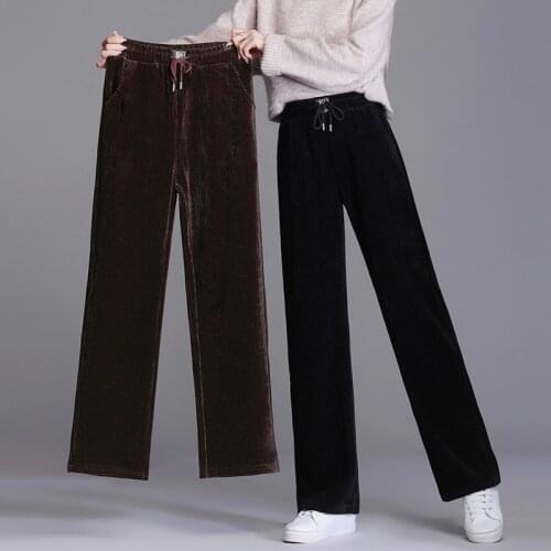 Oumengka Women's Corduroy Trousers China