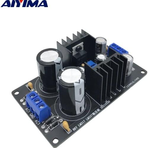 AIYIMA LM317 LM337 Adjustable Voltage Regulator Power Supply Positive Negative Dual Power Supply Voltage AC to DC Linear Power