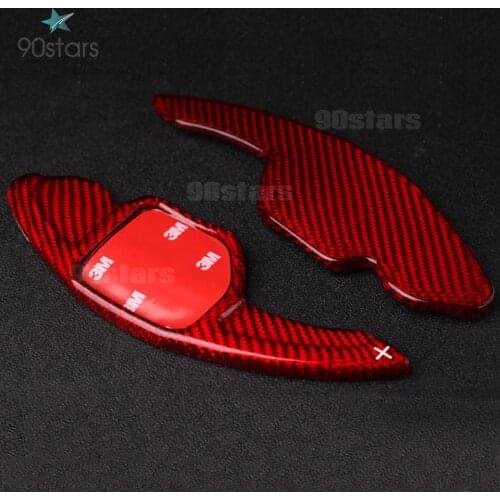 Carbon Fiber Shifter Paddle Shift For Seat Alhambra /Ateca /Leon FR/ Leon /Leon 4 5F Steering Wheel Extension Car Accessories