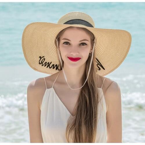 Sun Hat Women’s Sun Protection Beach Cap Wide Eaves Breathable Fisherman Hat1 Summer Casual Beach Straw Hat Sombrero 2021