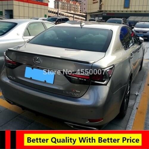 For LEXUS GS350 GS300 GS450 Spoiler 2016 High Quality ABS Material Car Rear Wing Spoiler for Lexus GS 2013- 2016