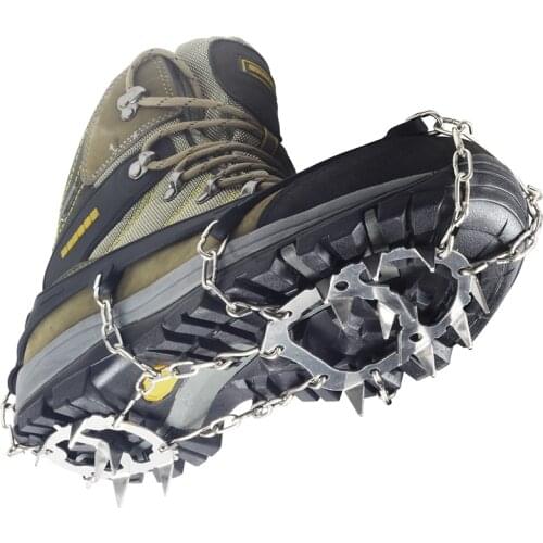 YUEDGE Universal High Quality Stainless Steel 18 teeth Non-slip Ice Snow Spikes Cleat Crampon