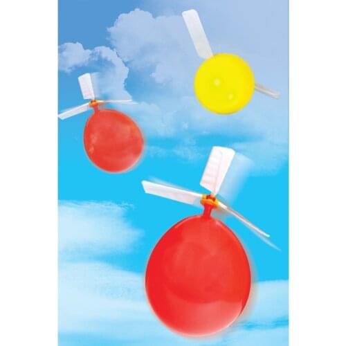 1 set Kids Classic Balloon Airplane Helicopter For Kids Children funny Flying Toy Gift Outdoors toys
