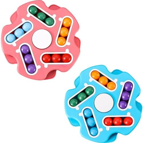 Rotating Magic Bean Toy Little Magic Bean Intelligence Fingertip Cube Decompression Finger Top Educational Toy