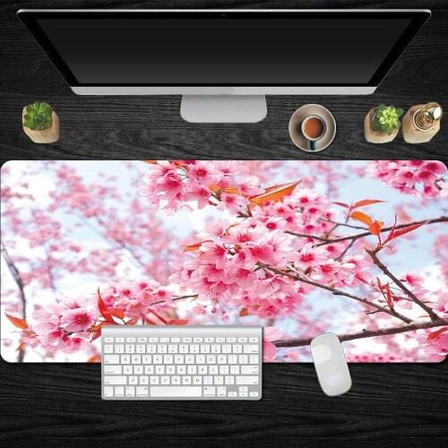 XXL Anti-slip Mat Mousepad Simple Design Flower Large Office Home Soft Mouse Pad Computer Keyboard Desk Laptop Cushion Table Pad