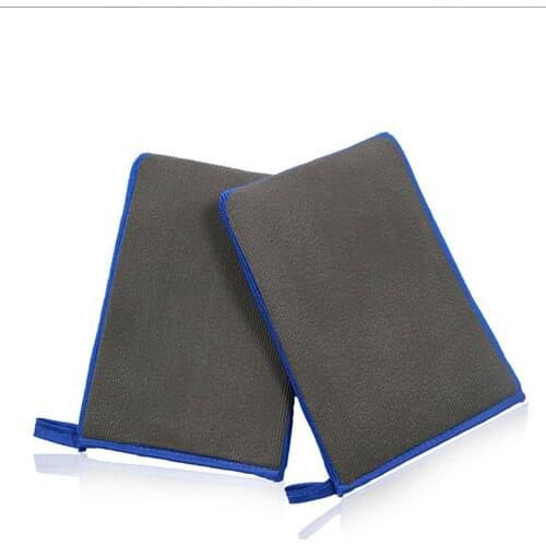 21x14cm Car beauty wash glove Cleaning cloth Decontamination Abrasive cloth washing cleaning golve cars accessories