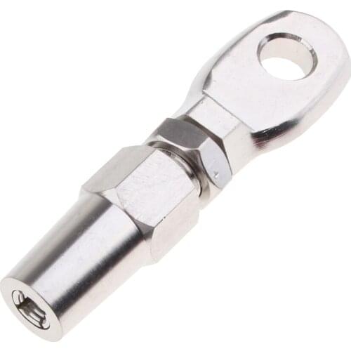 316 Marine Grade Stainless Steel Swageless Eye Terminal For 10mm Wire Rope