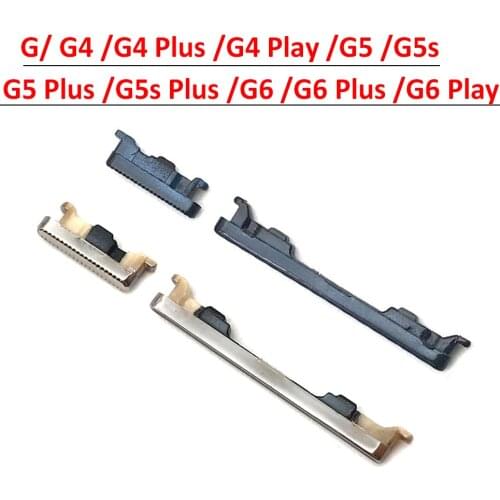 50Pcs/Lot，Power Button+Volume Side Button For Moto G4 Play G6 Play G4 /G4 Plus G5 G5S G6 /G6 Plus G5 Plus G5S Plus