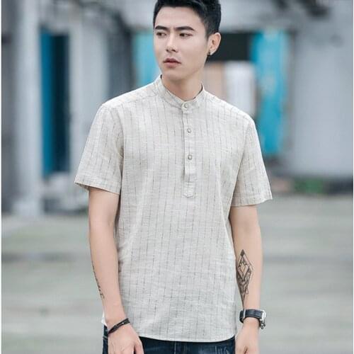 Мужские полосатые рубашки ADZQM China At AliExpress